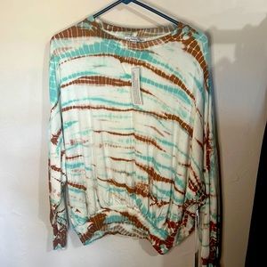 Young, Fabulous and Broke LS Tie dye.